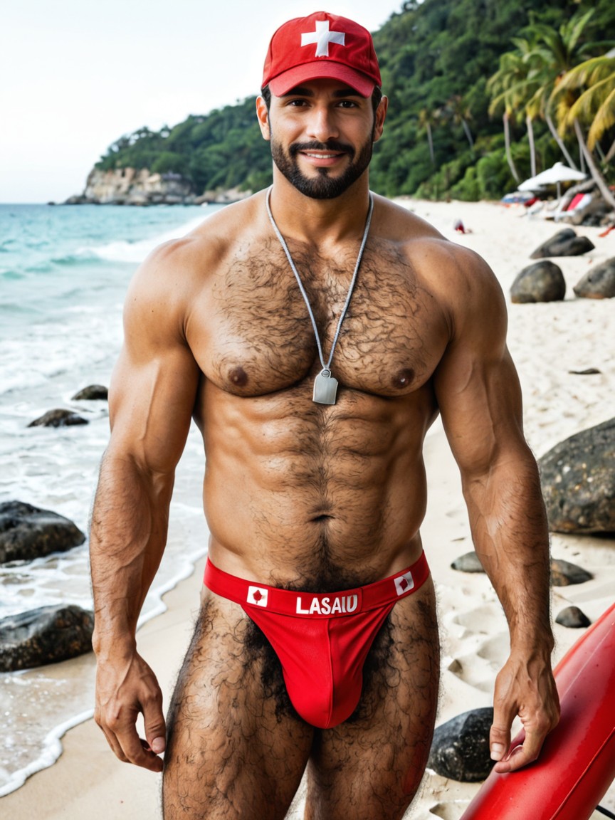 Beckoning, Corpo Todo, Hairy Thighs Pornografia gay com IA