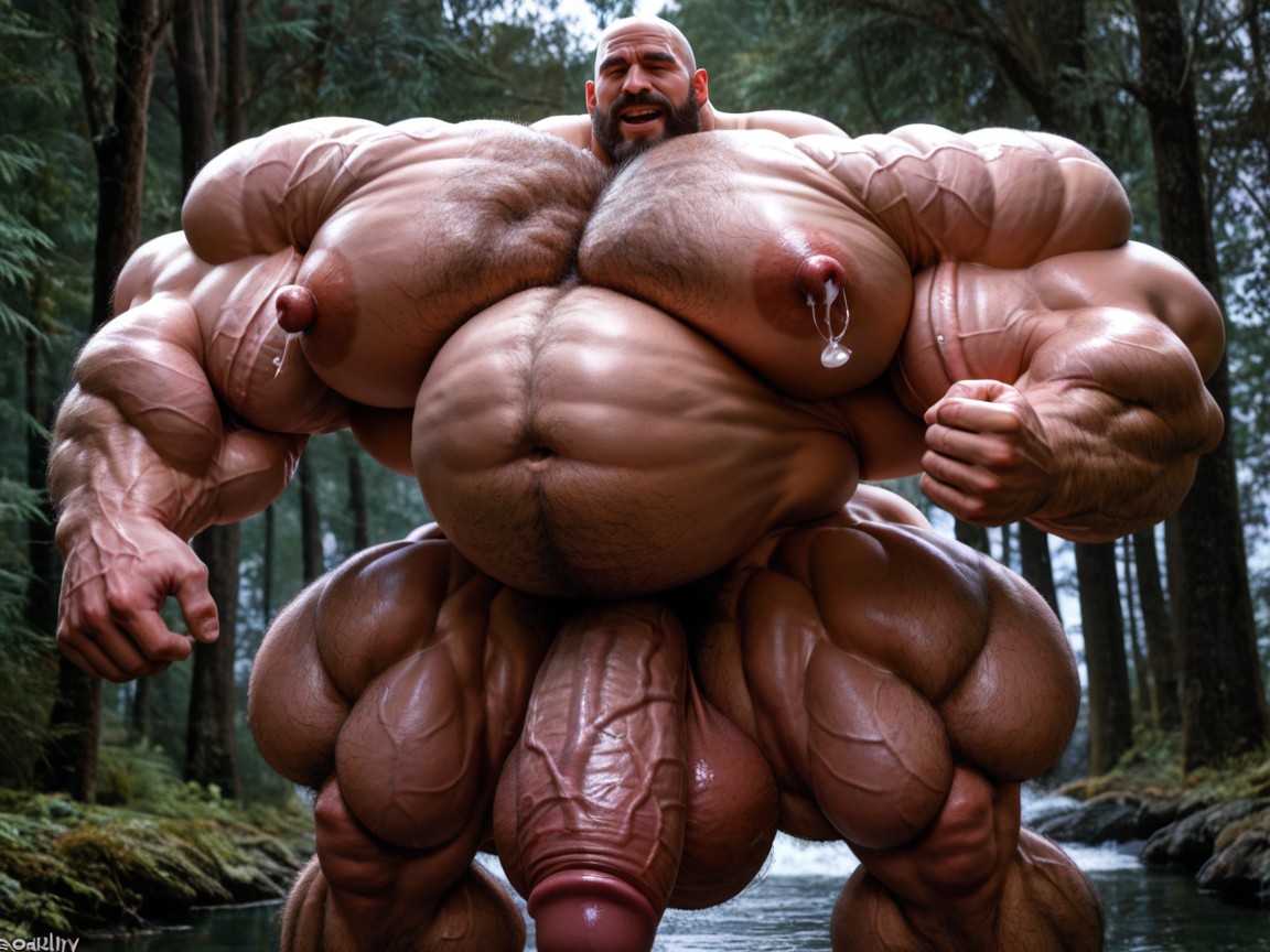 Male Hormone Pumped Gay, Massive Oversized Hyper Balls, Over Inflate Hyper Muscle AI同性戀黃片