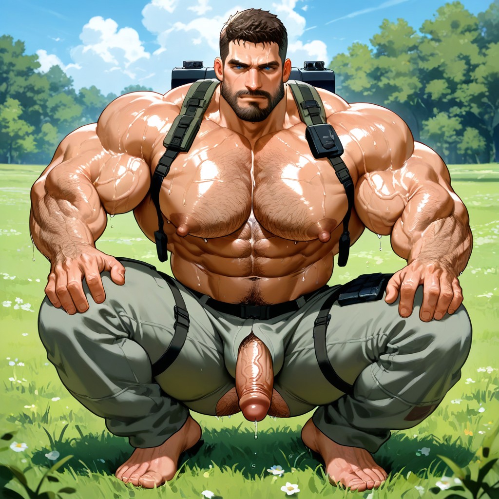 Hairy Ass, Multiply All Body Hair, Big Foreskin Pornografia gay com IA