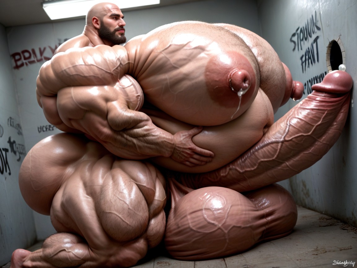 Hyper Gut, Fuckboy, Hyper Masculine AI Gay Porn