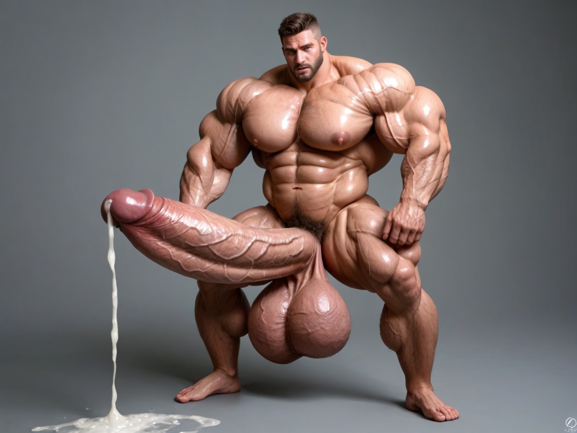 Growing Cock, Super Penis, Huge Veiny Cock AI Gay Porn