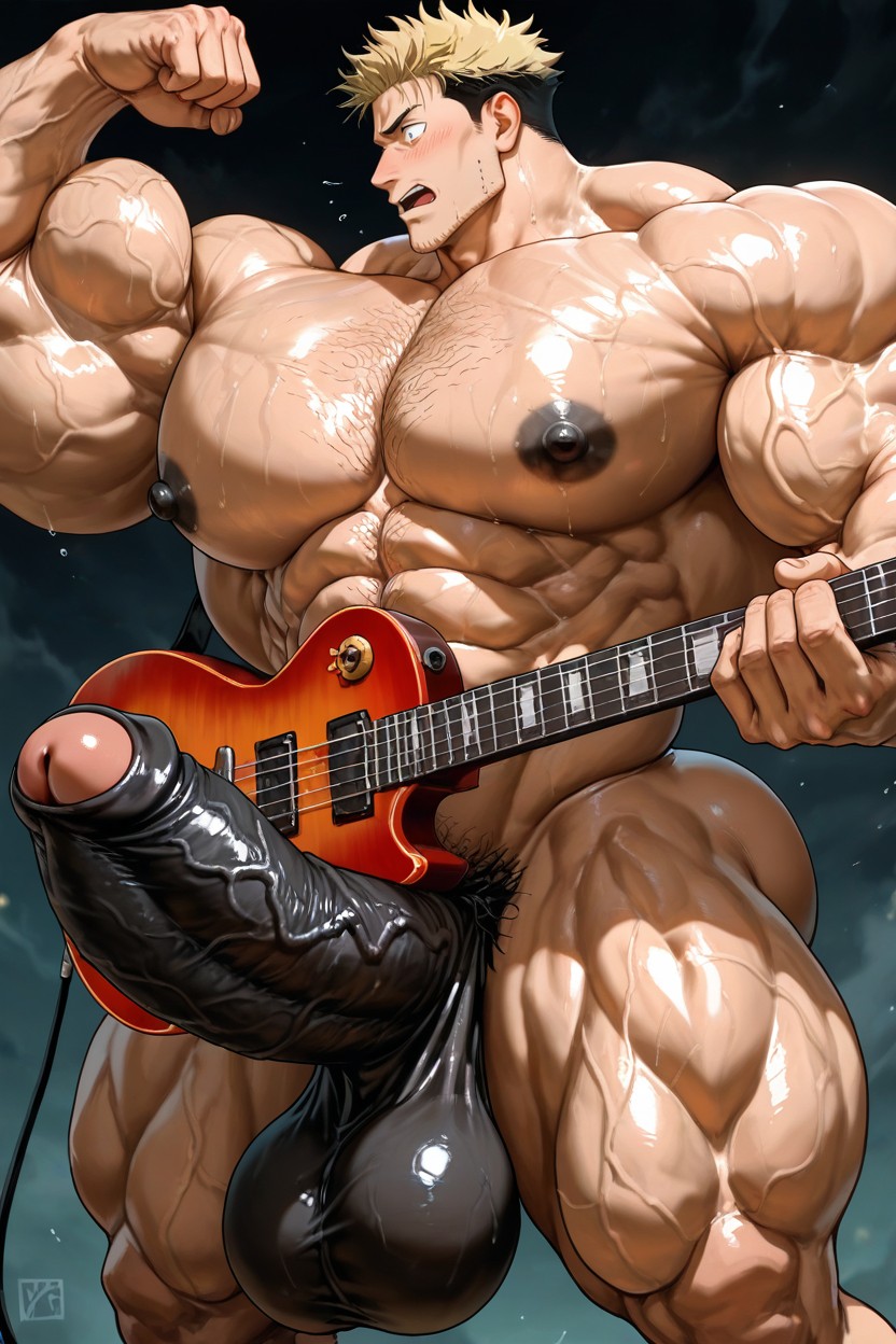 Impossibly Thickness, Toji Fushiguro From Jujutsu Kaisen, Impossibly Long Hyper Penis AI Gay Porn