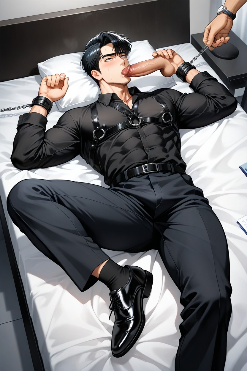 Layered, Long-sleeved Shirt, Hard Nipples AI Gay Porn