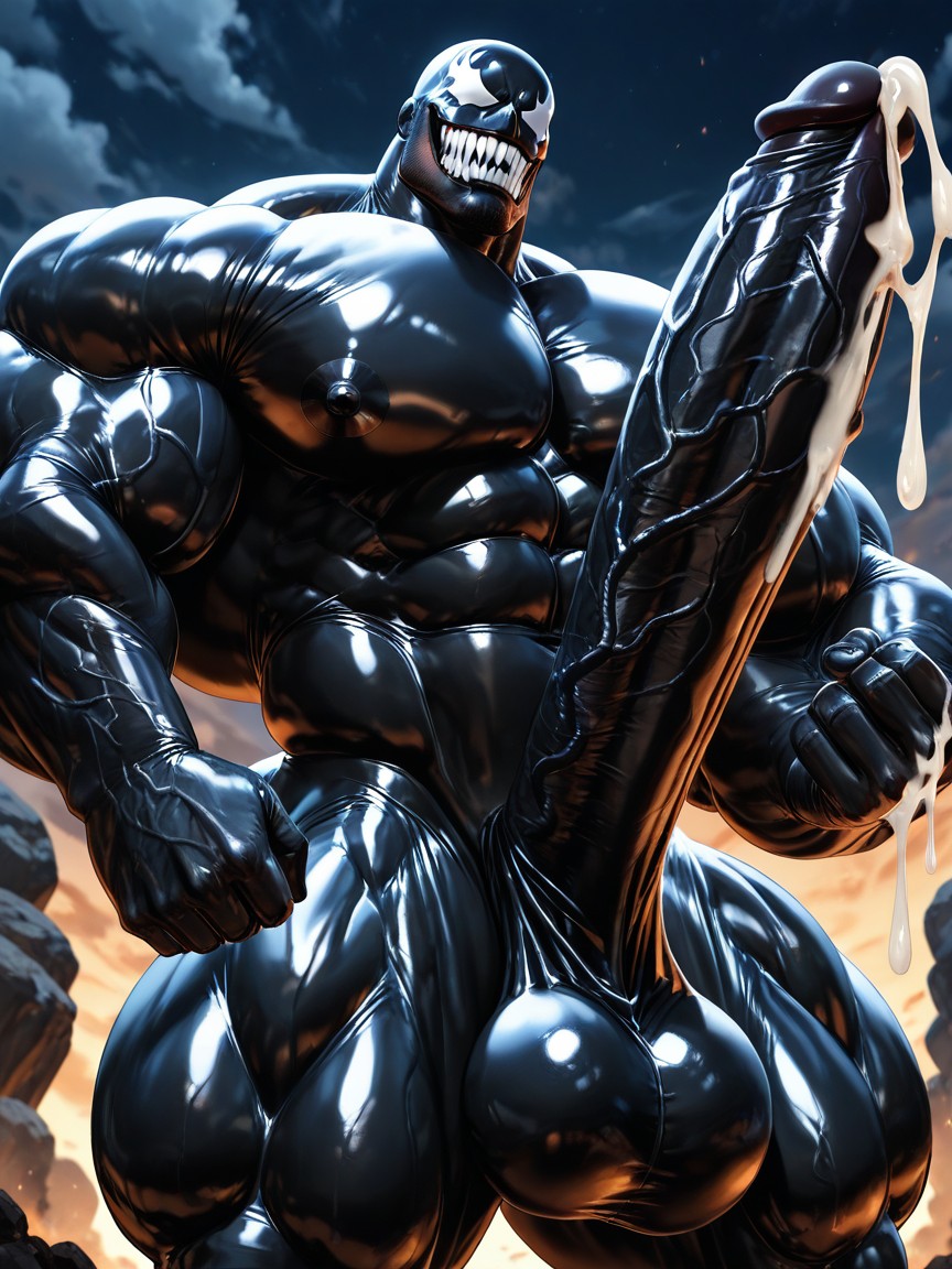 Macro, Gigantic Muscles, Creampie Porno gay IA