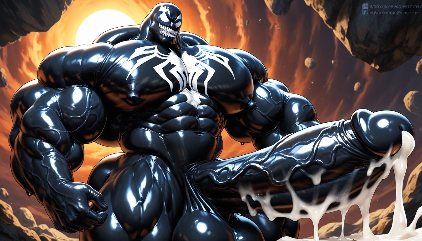 Penis Bigger Than Body, Oversized Muscles, Masculine AI Gay Porn