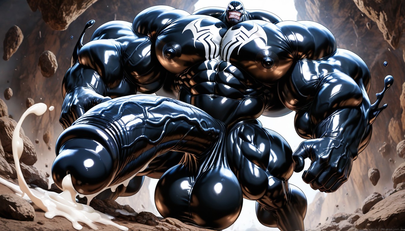 Massive Cock, Multiple Penis, Oversized Muscles AI Gay Porn