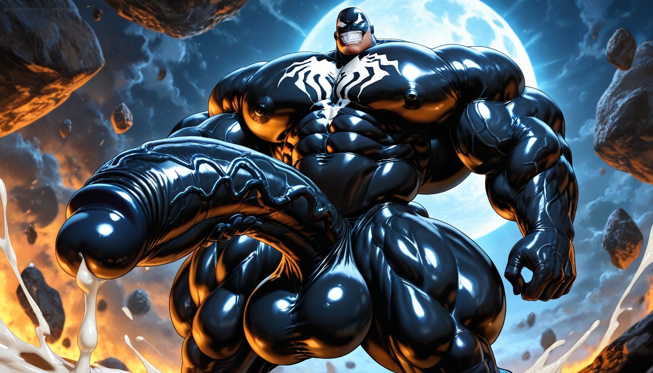 No Tits, Perspective, Oversized Muscles AI Gay Porn