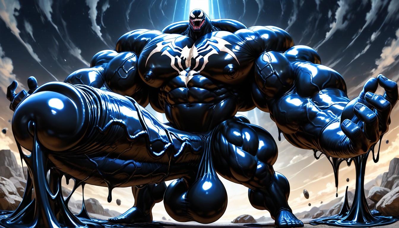 Foreskin, Oversized Hyper Gigantic Cock, Tall Muscular Physique AI Gay Porn