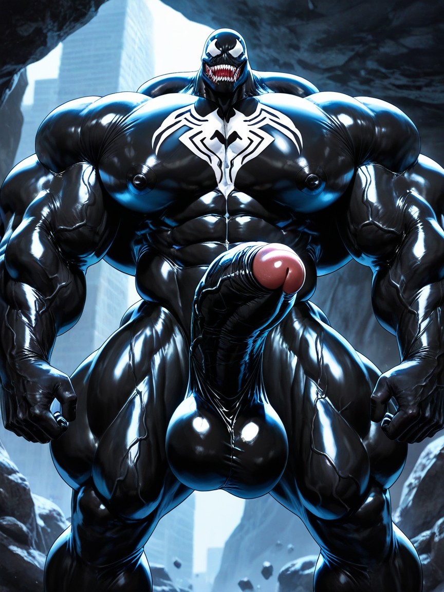 Hyper Nipples, Zoom Out, Cock Bigger Than Leg AI Gay Porn