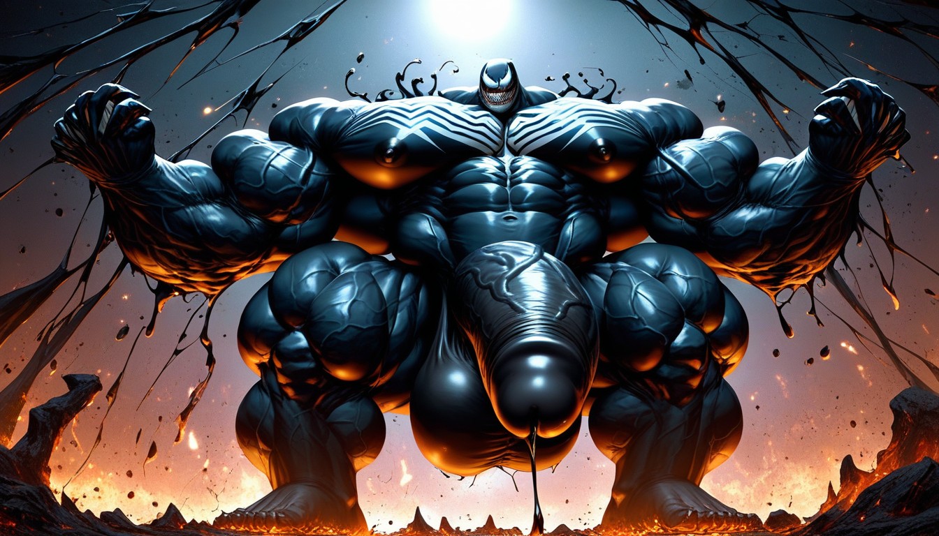 Big Muscles, Bodybuilders, Oversized Muscles AI Gay Porn