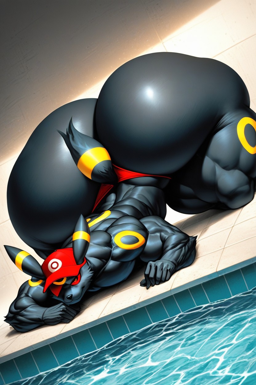 Red Cap, Big Ass, Hyper Butt AI Gay Porn