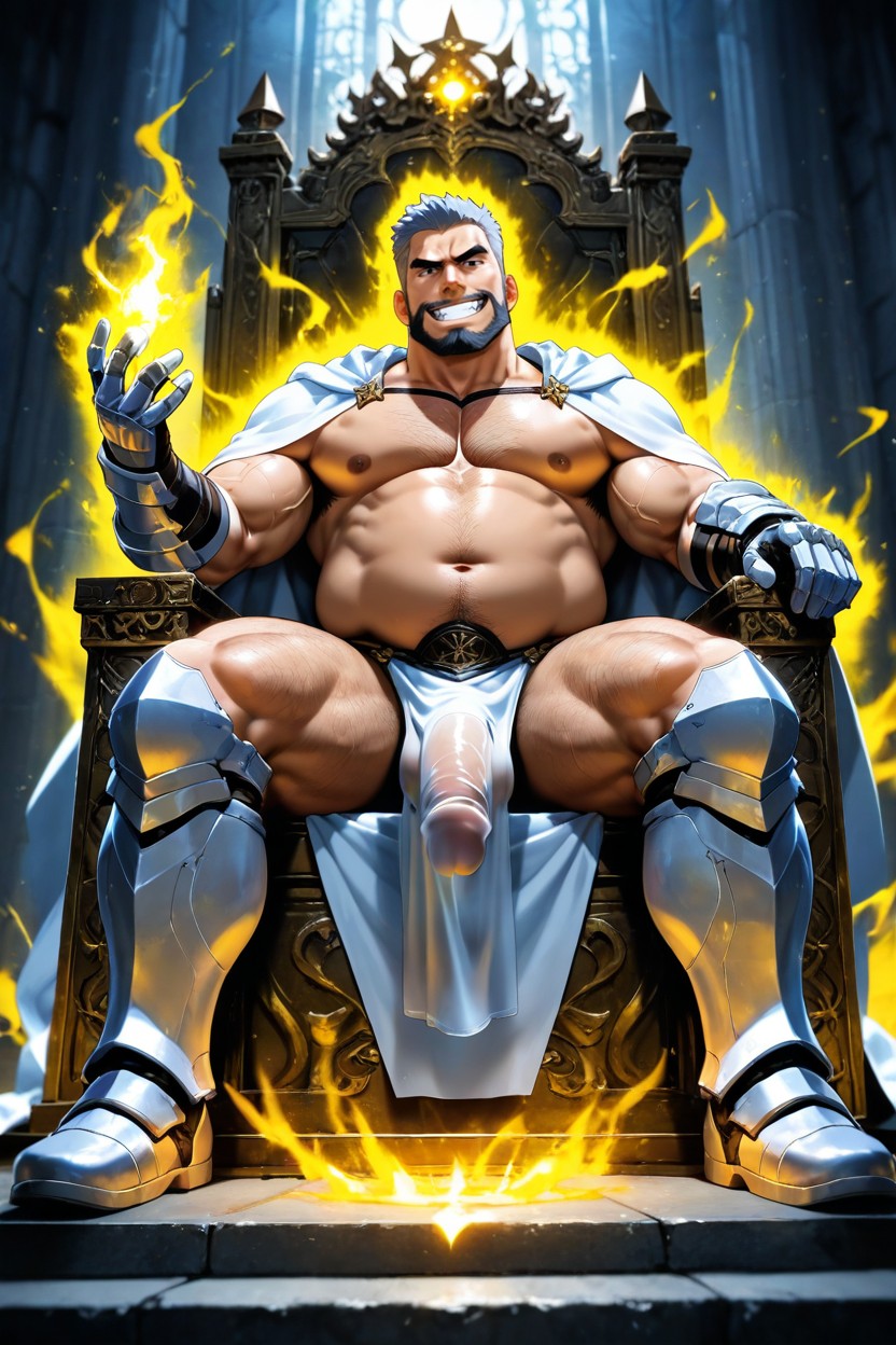Big Cock, / Side View, Light Evil Lord AI Gay Porn