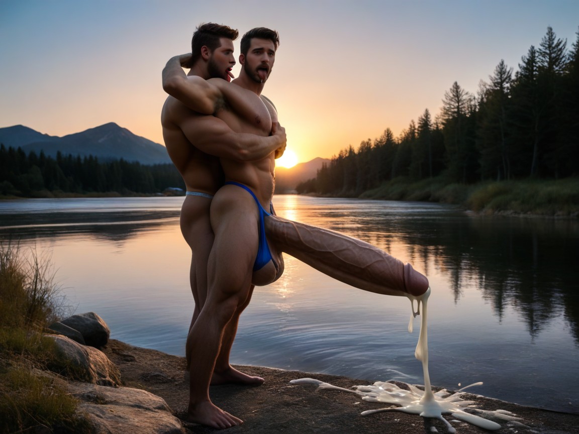 Cock Bigger Than Whole Body, Artistic, Cock Focus AI Gay Porn