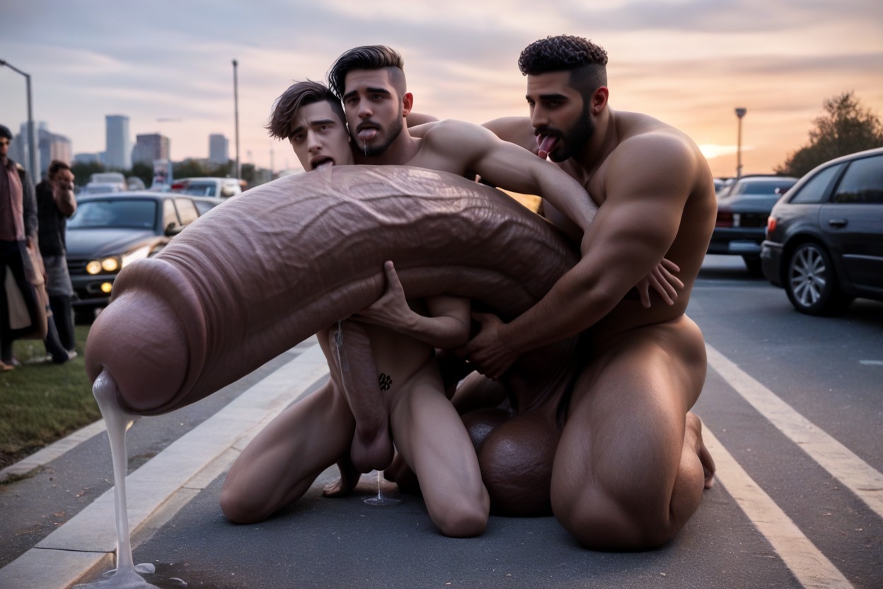 Male, Cock Focus, Handsome AI Gay Porn