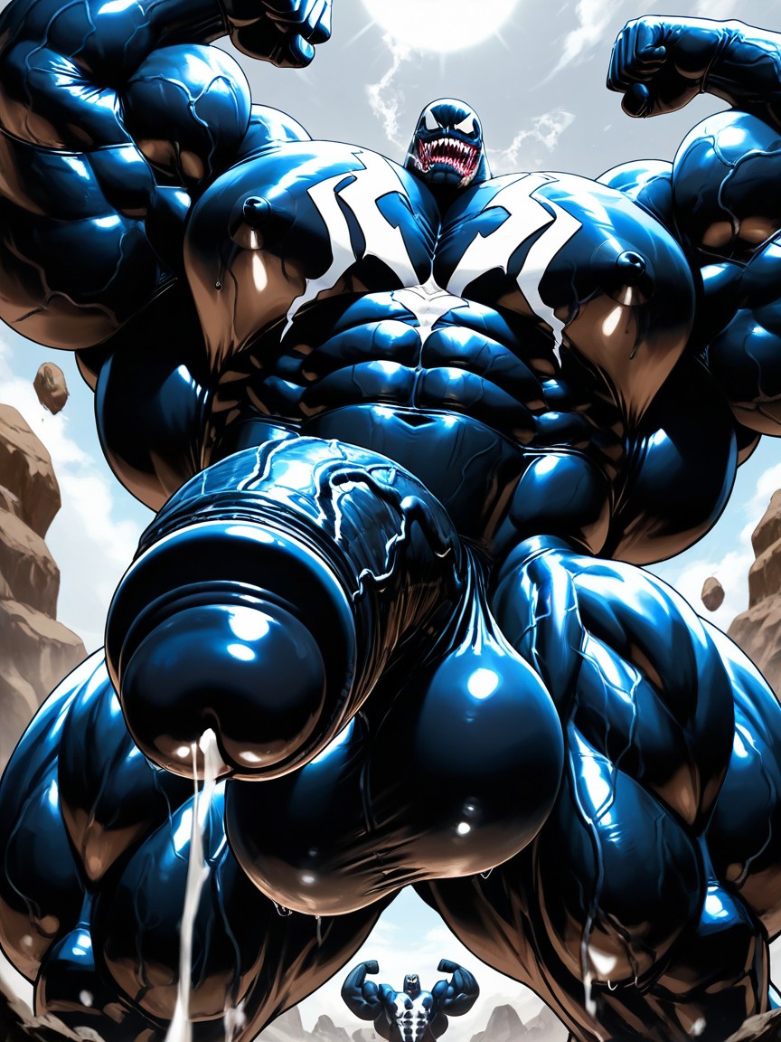 Boulder Shoulders, Gigantic Muscles, Tall Muscular Physique AI Gay Porn