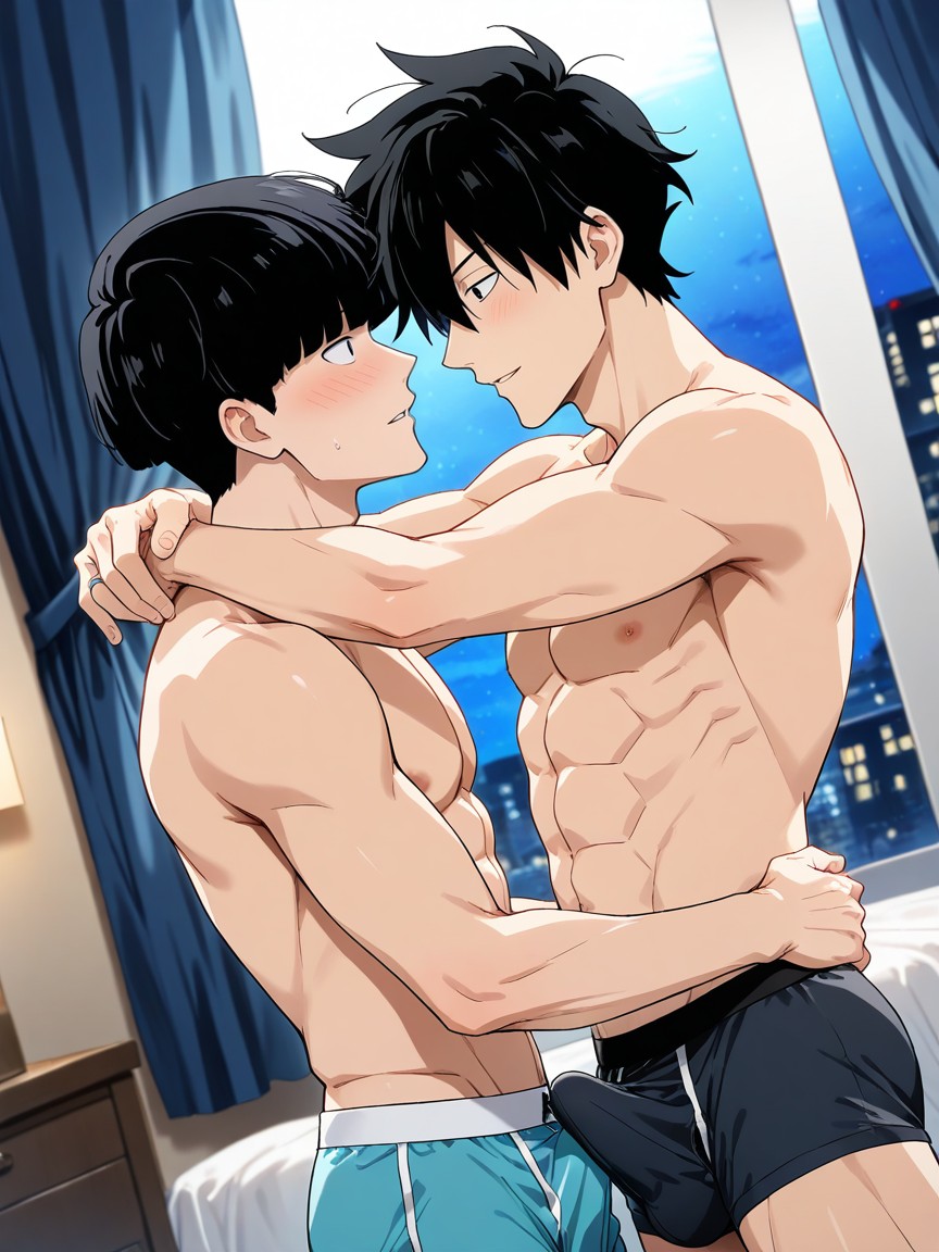 Window, Same Height, Erection_under_clothes AI Gay Porn