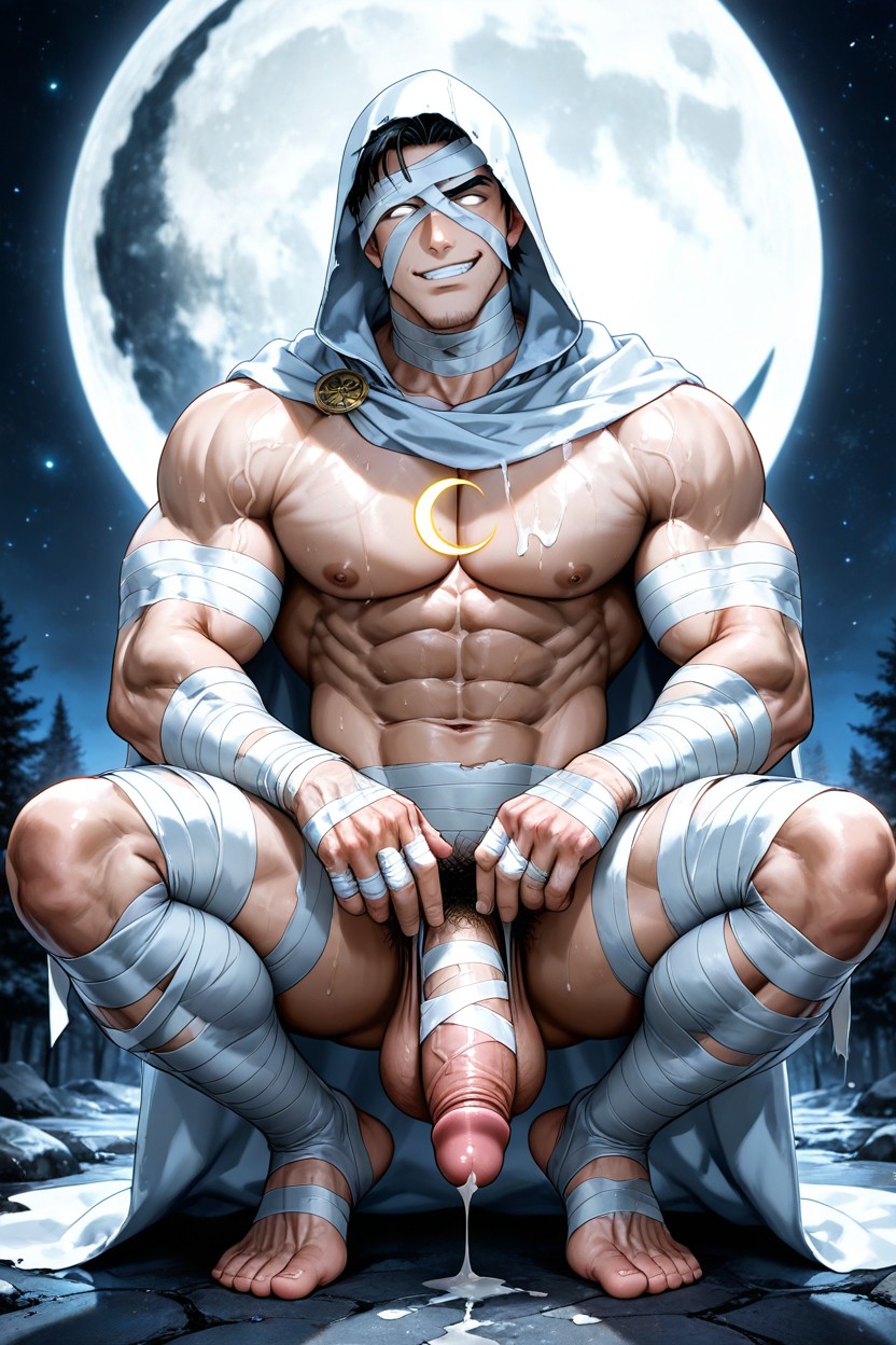Muscular, Large, 25+ AI Gay Porn