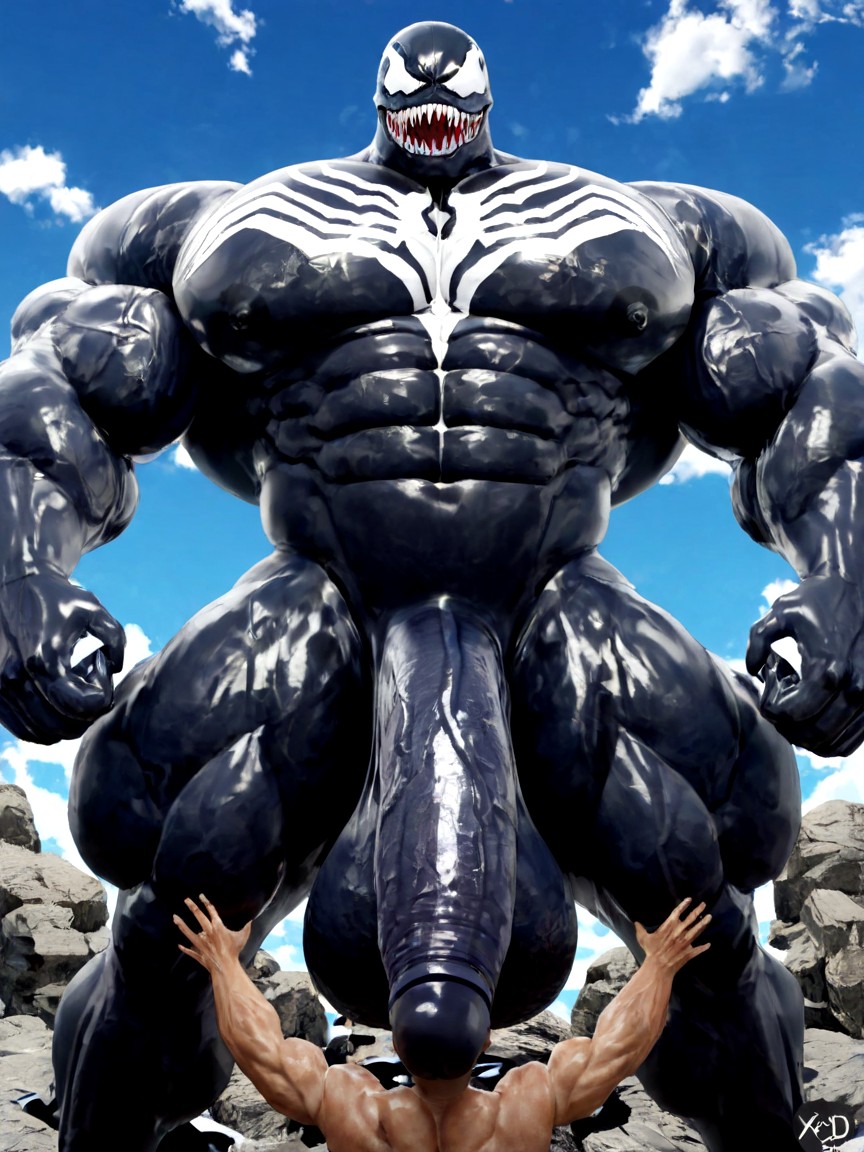 Deeply Etched Blocky Abs, Multiple Penis, Erect Up Penis AI Gay Porn