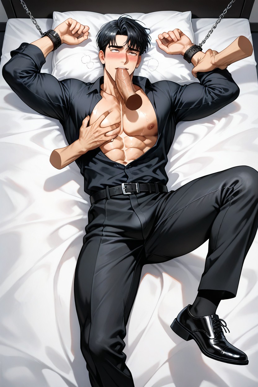 Office, Hands Up, Roll Up One's Sleeves AI Gay Porn