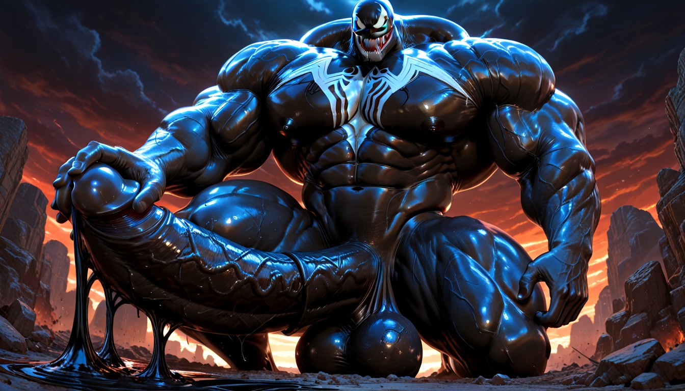Powerful Thick Thighs, Exquisite Tonal Range, Muscular AI Gay Porn