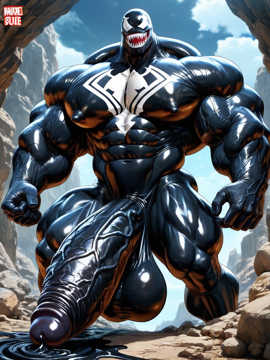 Masculine, Sculpted Neck, Massive Cock AI Gay Porn