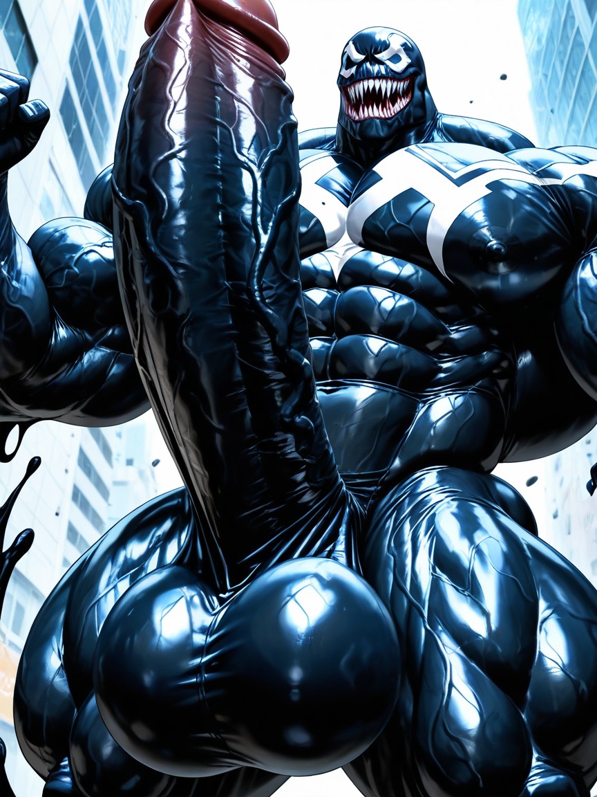 Massive Cock, Hyper Chest, Hyper Nipples AI Gay Porn