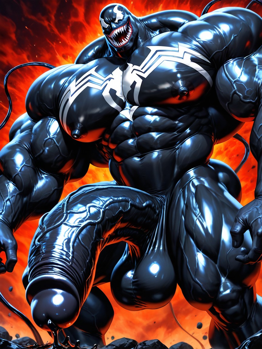 Oversized Muscles, Hyper-muscular, God Physique AI Gay Porn