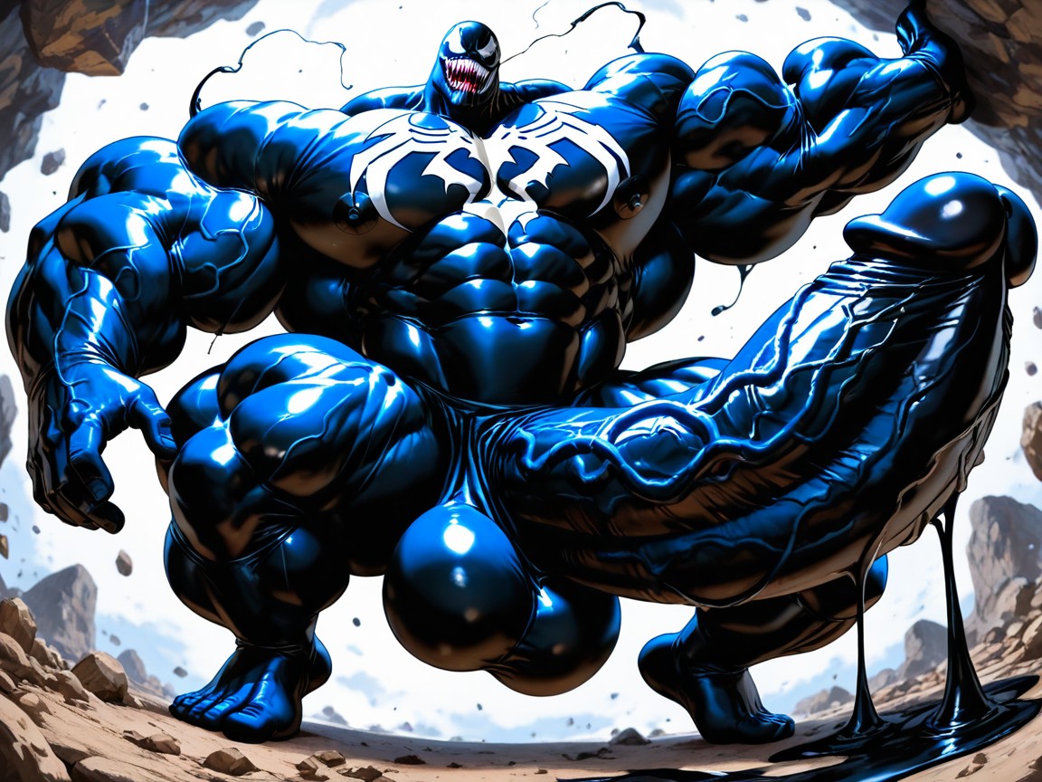 Multiple Penis, Enormous Bulging Chest And Arms, Marvel Art Style AI Gay Porn