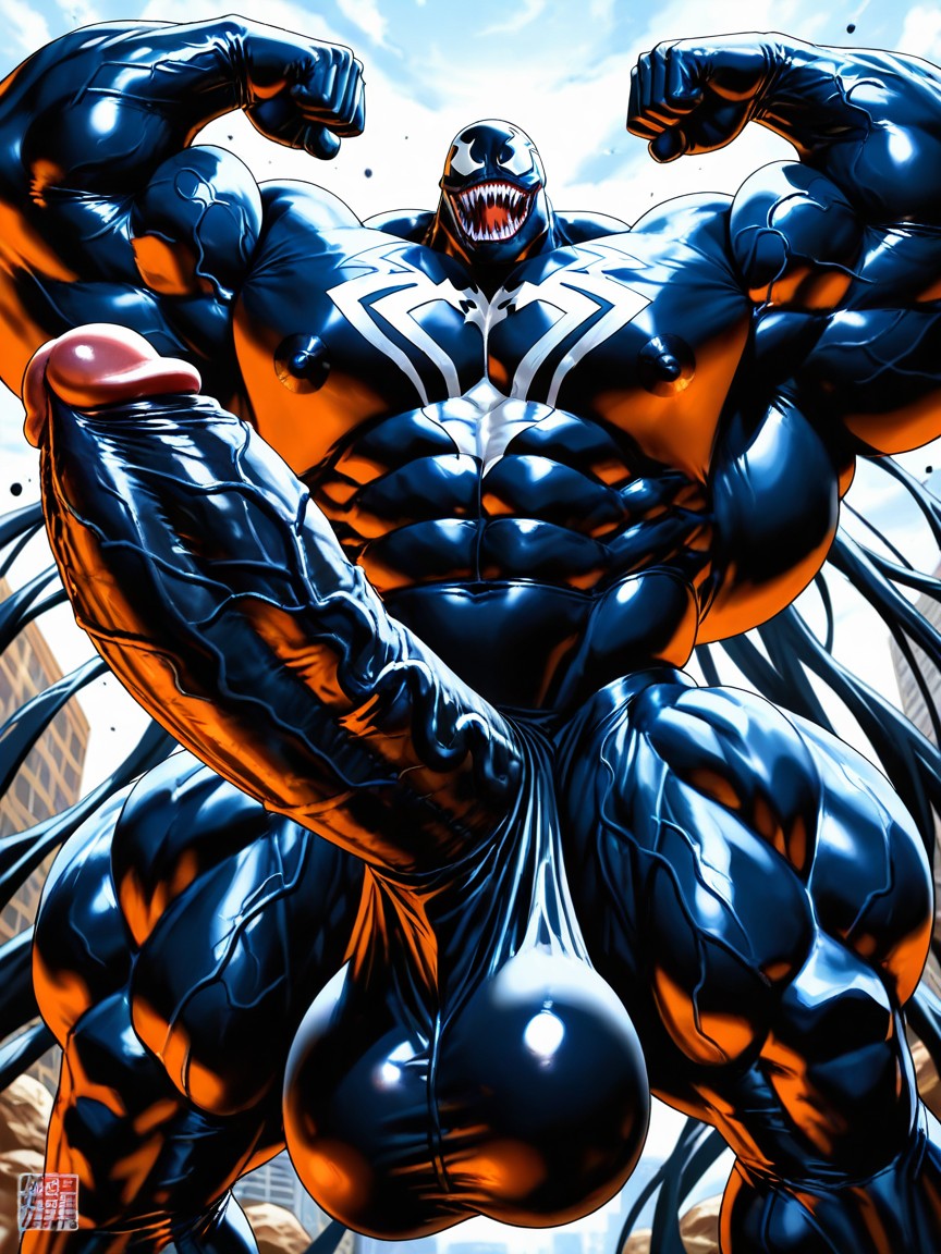 Oversized Hyper Gigantic Cock, Erect Up Penis, Colossal Muscularity Porno gay IA