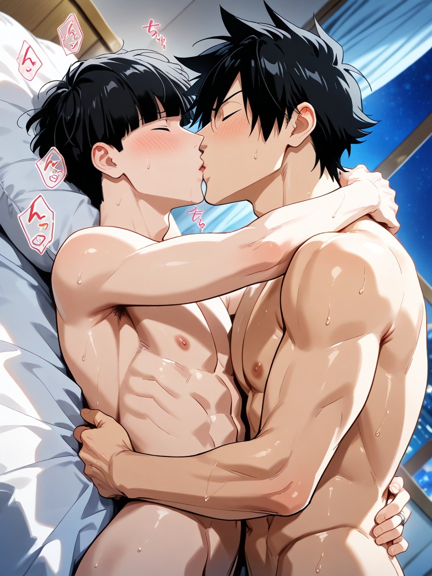 Naked, Male's Body, Upper Body AI Gay Porn