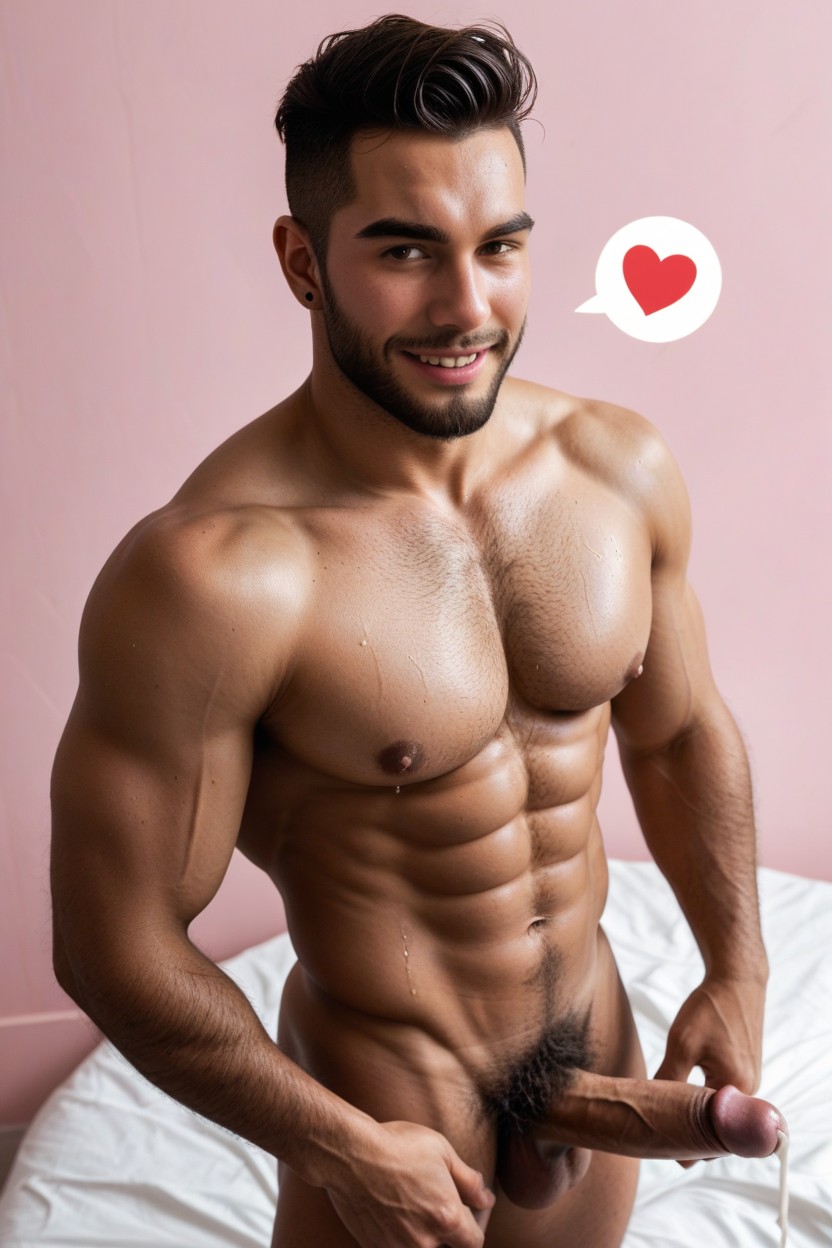 Side View, Cute, Abs AI Gay Porn