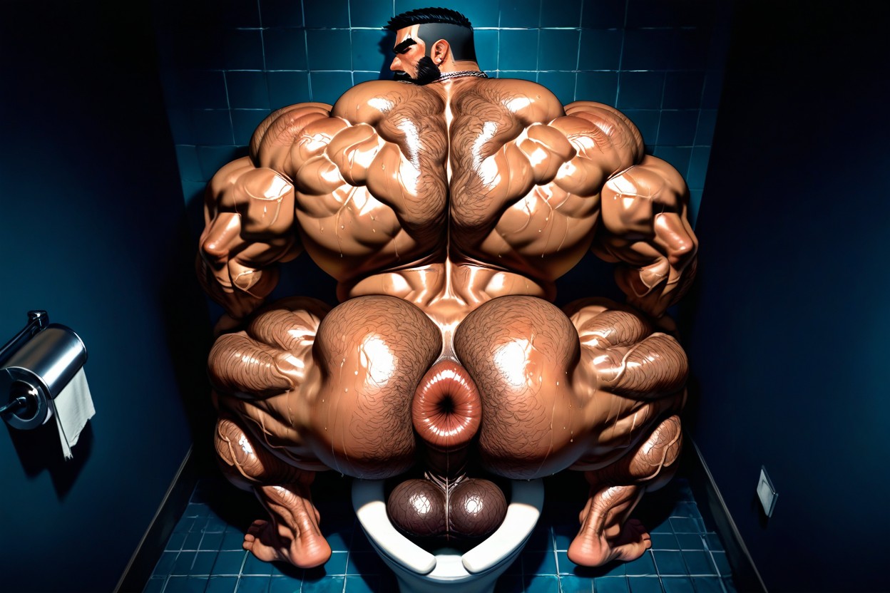 Fat, Handsome, Massive Meaty Body AI Gay Porn