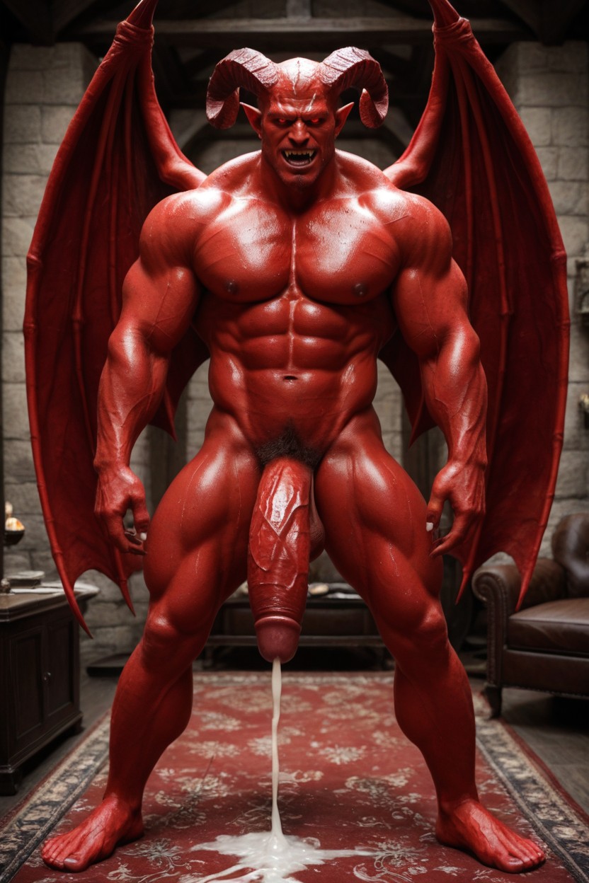 Gigantic, Giant Big Monster Cock, Standing AI Gay Porn