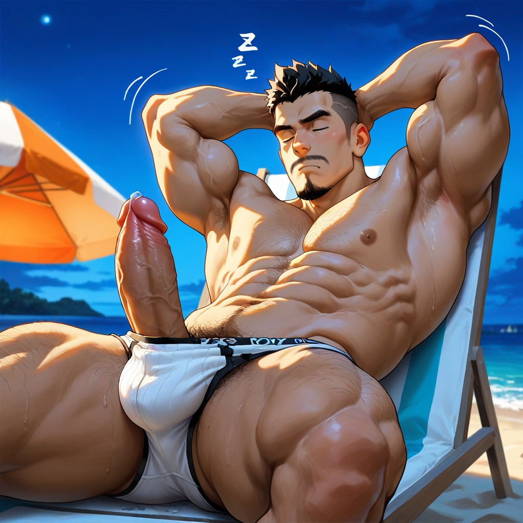 In Heat, Fair Skin, Goatee AI Gay Porn