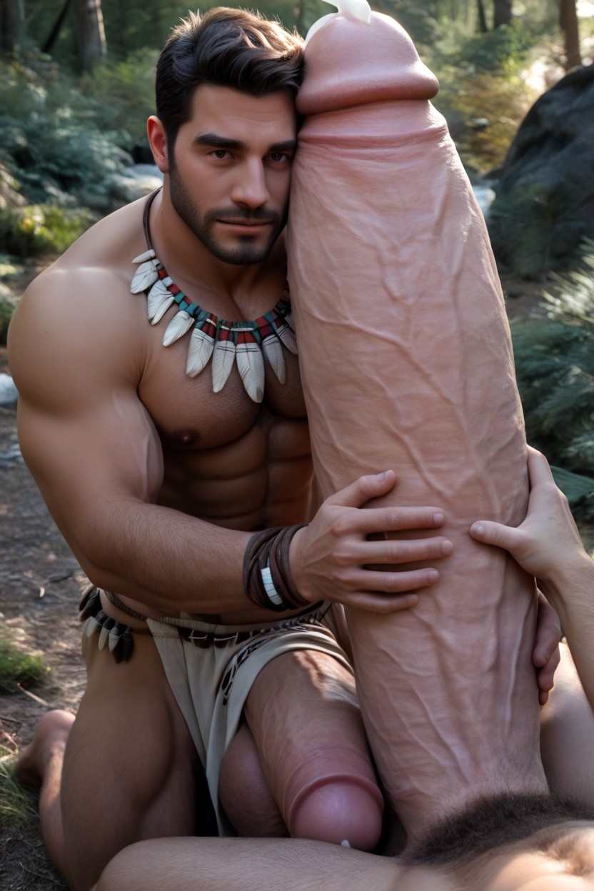 Realism, Detailed, Full Body Visible AI Gay Porn