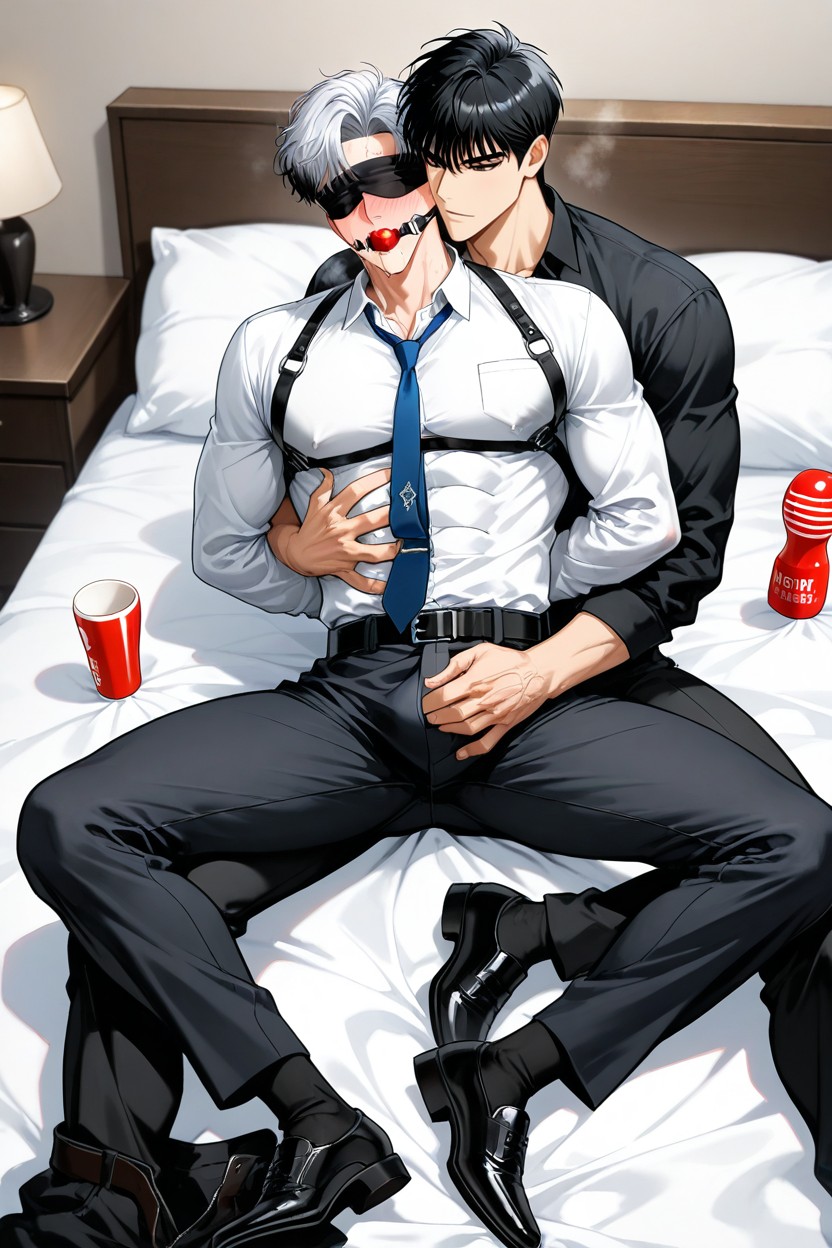 Shirt Too Tight, Drooling, Gay From AI Gay Porn