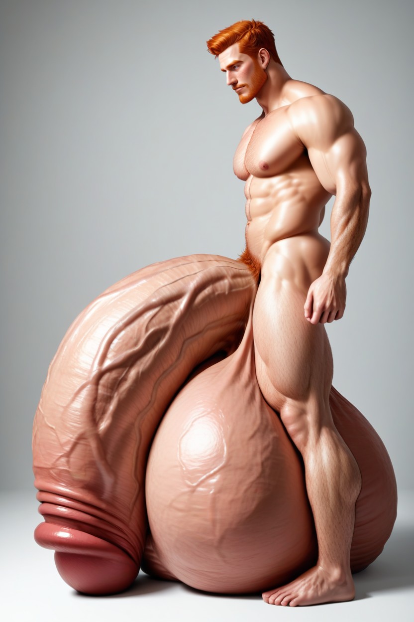 18+, Hyper Massive Cock, Oversized Hyper Gigantic Penis AI Gay Porn