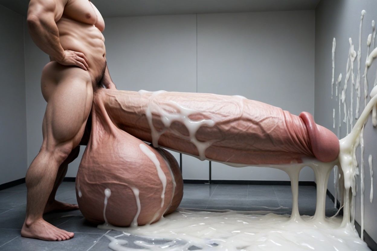 Hyper Balls, Extreme Hyper Balls, Cum Everywhere AI Gay Porn