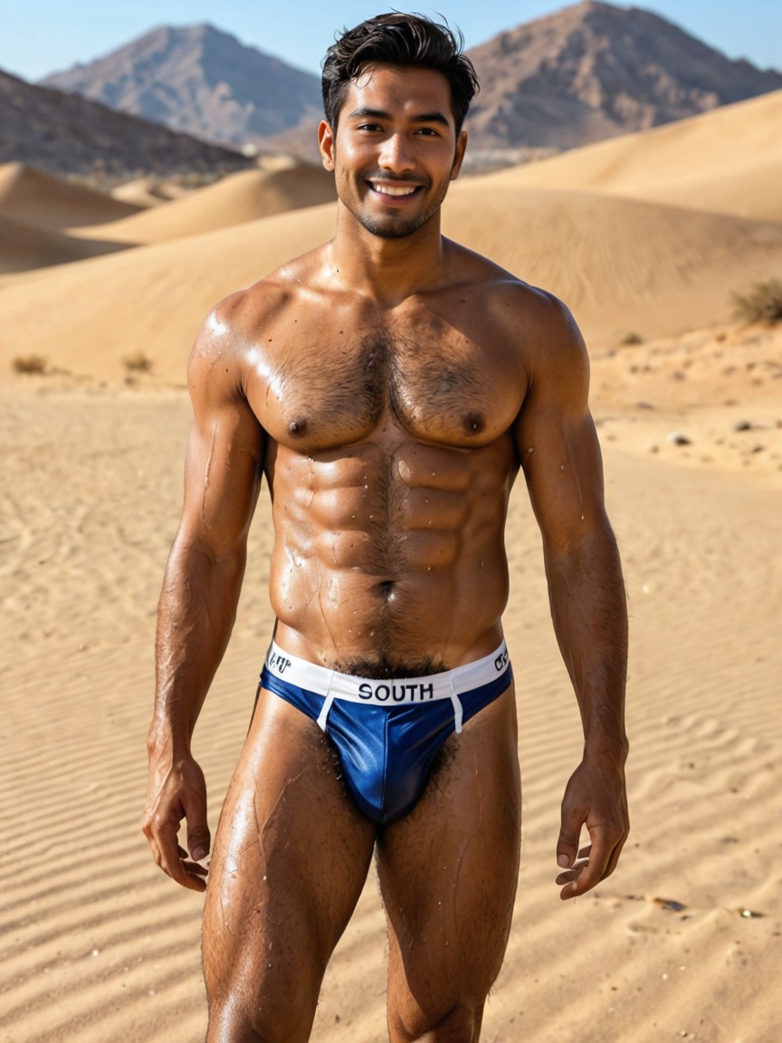 Muscular, Natural Lighting, Big Bulge Porno gay IA