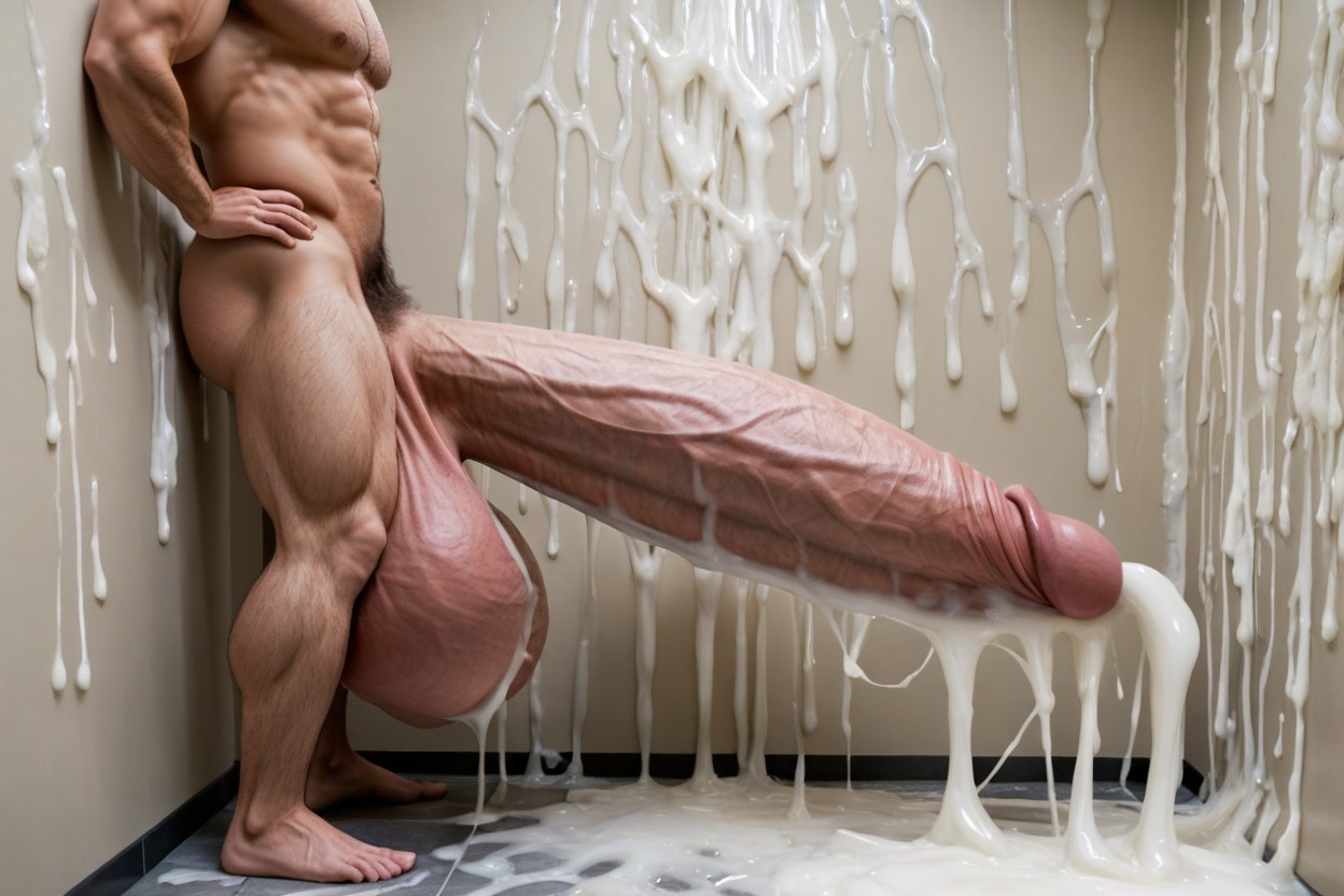 With Cock Growth, Massive Balls, With Cock Growth AI Gay Porn