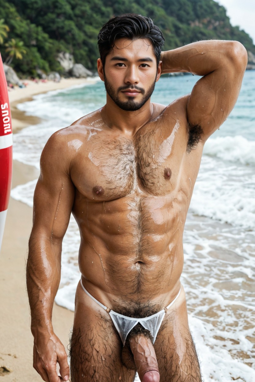 Extreme Bushy Hairy Armpits, Very Thick And Bushy Chest Hair, Extreme Hairy Legs AI Gay Porn