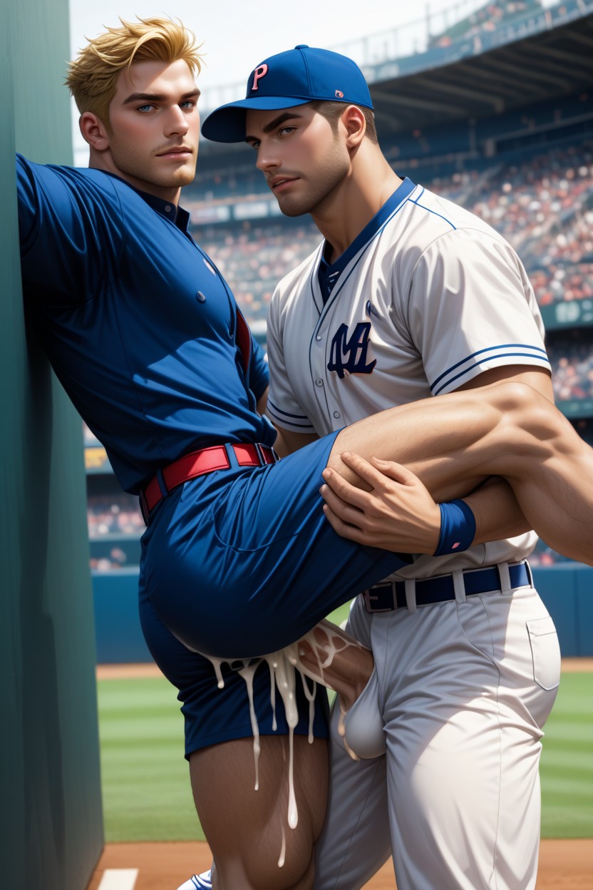 Uniform, Waist Shot, Cum Over Everything AI Gay Porn
