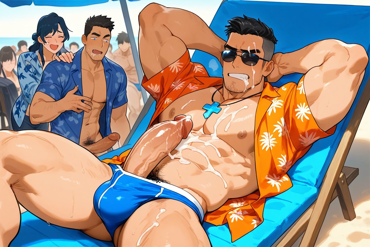 Erection Penis Bulge, Blue Briefs, Perverted Man Porno gay IA