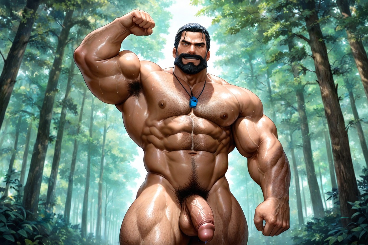 Thick, Yaoi Style, Deep Abs AI Gay Porn