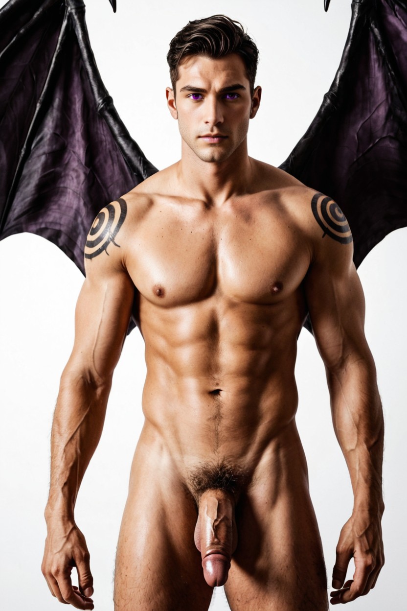 Deep-set Eyes, Enormous Bat Wings, Structured Brow Ridge AI同性戀黃片