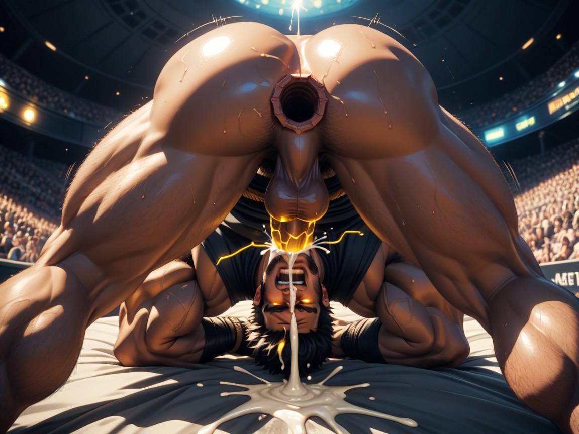 Cum Covered, Mating Press, Cosmic Energy Sparks AI Gay Porn