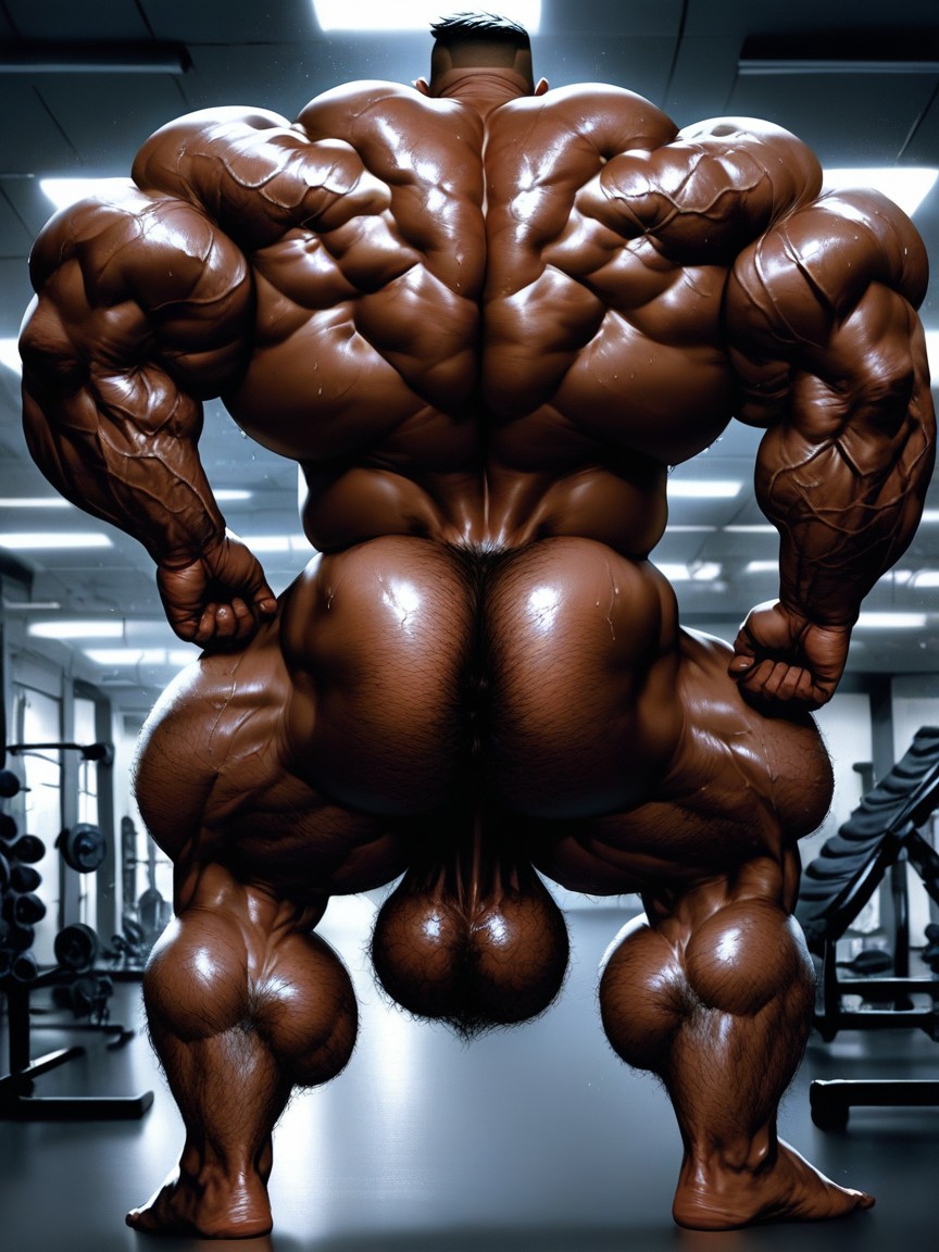 Brown Skin, Hyper Head, Small Ass AI Gay Porn