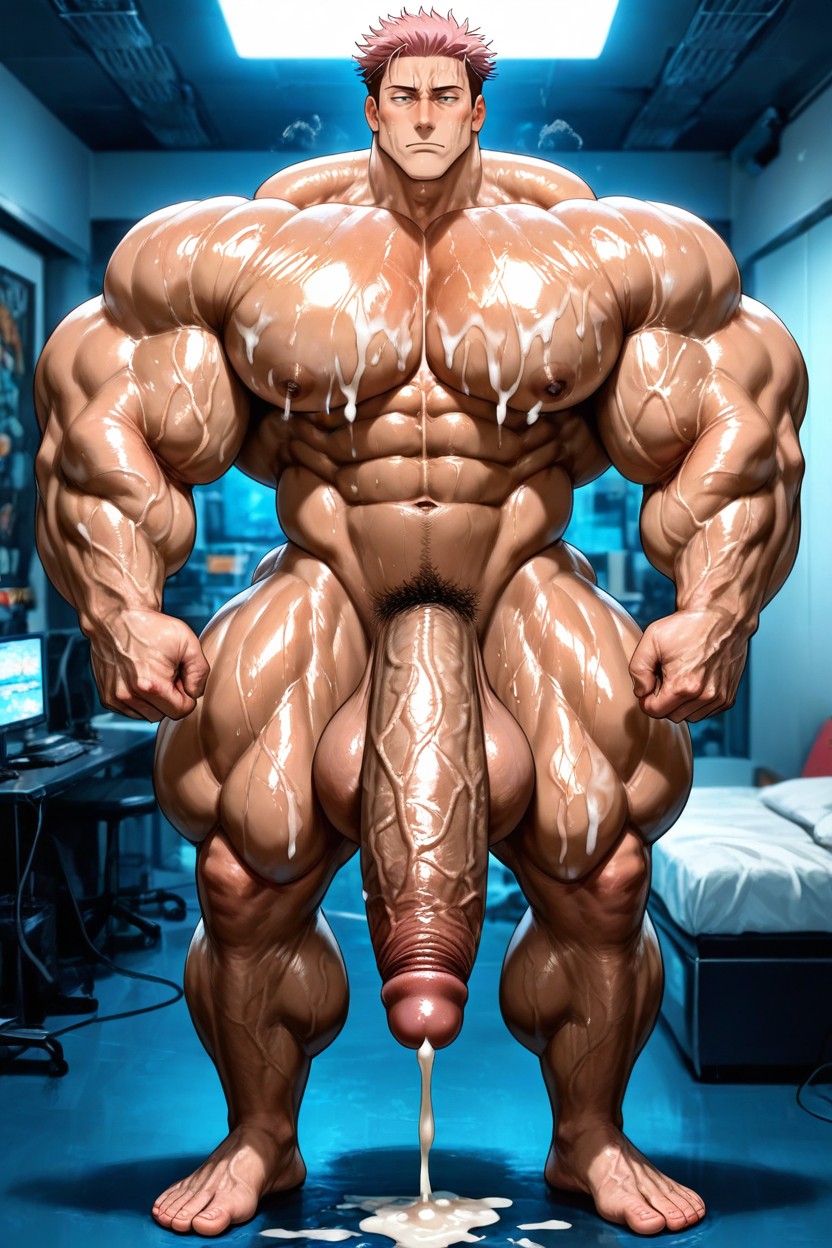 Massive Chest, Southern European, Hyper Cock AI Gay Porn