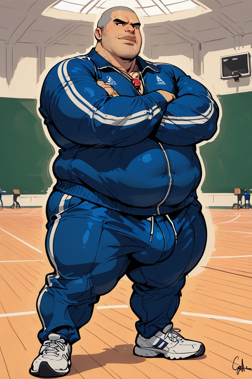 Puffy Round Face, 模特姿势, Drawn Art Style AI同性戀黃片