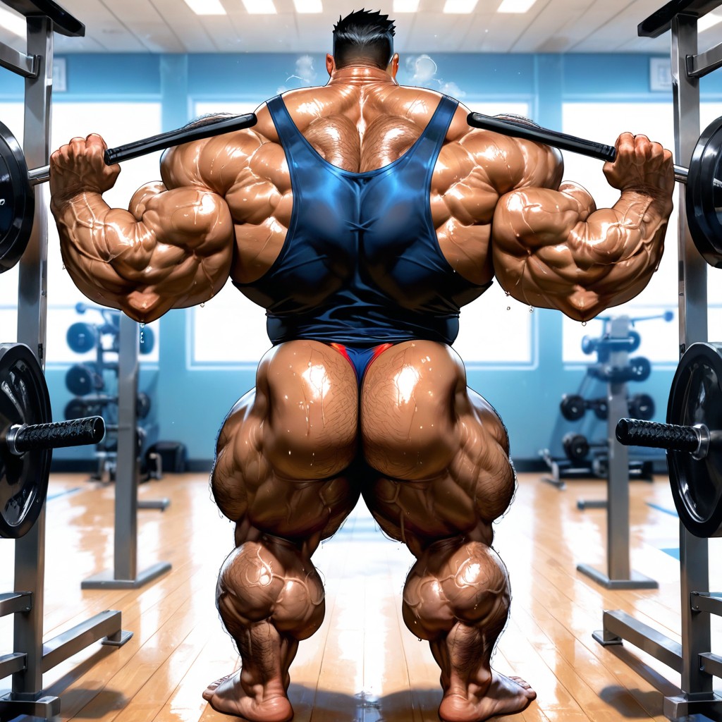 Big Lats, Huge Veins, Huge Neck AI Gay Porn
